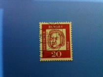 German stamp 1961 German celebrity composer Bach letter sold 1 piece of 18 yuan