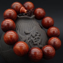Red sandalwood safflower Pear hand string iron wood bean beads jewelry bracelet men and women 108 play rosary beads
