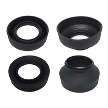 Three-use cover Luo mouth soft rubber 49 52 55 58 62 67 72 77mm (wide-angle medium-telephoto) hood