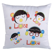  DIY thermal transfer blank pillow Thermal transfer pure white pillowcase Thermal transfer pillow Custom square pillow