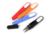 With lid small scissors fishing line scissors fishing accessories multi-color optional fish with scissors