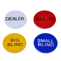 Texas Poker Petty-chip ALLIN DEALER Texas poker Zhuang code 5 cm chips in diameter