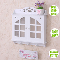 Electricity meter box decorative painting non-perforated distribution box switch box decorative box European-style pastoral weak gate box shielding box