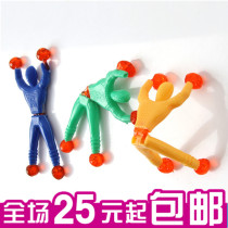 Wall climber Spider-man Spider-man somersault villain Childrens Toys April Fools Day Whole person toys dip their hands