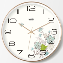 Medin living room bedroom European wall clock European silent clock simple creative round clock quartz clock J565