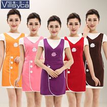 Korean overalls apron custom logo nail shop apron supermarket coffee shop restaurant waiter apron printing