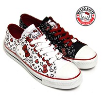 Hello Kitty Katie Cat Butterfly Love Canvas Shoes