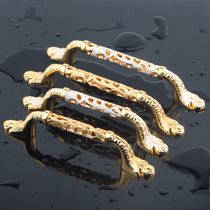 European-style hollow small handle Golden cabinet Shoe cabinet Wardrobe Large wardrobe door Cabinet drawer door Furniture handle handle