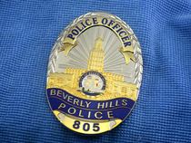 Collection of Beverly Hills Office Bronze Badge of Beverly Hills USA