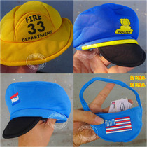 Hand Puppet Accessories Mailman Hat Mail Bag Fireman Hat Cop Hat Parenting Story Game Props