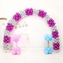 Four - wheel aluminum film balloon arch marriage celebration decoration party party birthday four - leaf aluminum foil balloon