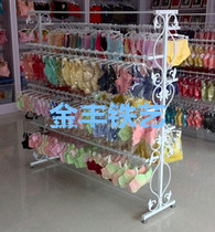 Multi-layer wrought iron panty rack Nakajima floor stand bra shelf womens clothing store underwear display stand bra shelf