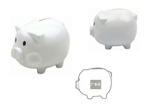 Piggy bank creative pig shaped piggy bank company campaign advertising business gifts customized printed logo