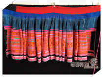 Miao Dong Shen Yun handicrafts 4897 Yunnan Miao cross stitch flower pleated skirt