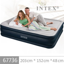 United States INTEX67736 double inflatable bed air cushion bed luxury flocking power pump