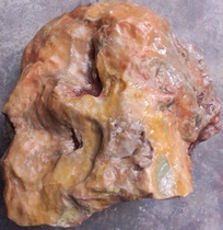 Ning Qiang Coral Jade Fossil Original Stone Chishite Engraving Material to Play Red Yellow Finger Tattoo Stone Collection Boutique