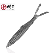 Tomorrow S99 foot silver foot silver pot fork iron pot fork handmade pot cover fork tea ceremony accessories
