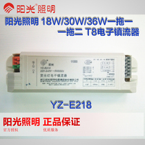 Sunshine lighting YZ-E218 T5T8 18W watt one to two electronic ballast Fluorescent lamp Fluorescent lamp rectifier