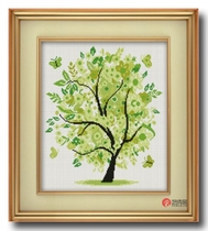 Precision printing DMC cross stitch monopoly new DMC kit magazine Green Tree of Life