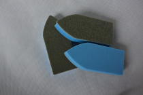 Nano cleaning brush interior Multifunctional leather interior brush leather professional toiletries cleaning brush Blue