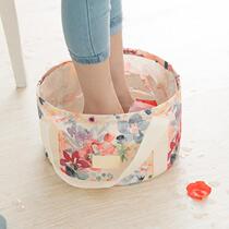 Travel portable folding bucket thickened large washbasin large capacity footbath travel footbath laundry basin