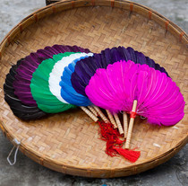  Color craft feather fan Handmade feather fan Hibiscus fan Swan feather square dance fan Cooling fan Pregnant woman baby fan