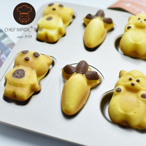  chefmade learn to cook cartoon cake mold childlike bear carrot squirrel duckling Childrens baking mold