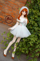 (Meow House)Winter LOLITA small dress daily 3 points DD (LL gather) baby clothes in stock