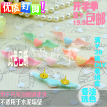 7 color 7 grain resin day to make wing nail wall according to nail wall nail work word color nail creative cork big head figure nail