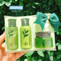 Domestic Innisfree Green Tea Essence selection set 5-piece set Water dew eye cream sample counter