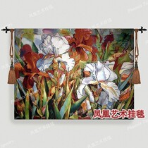 Phoenix art tapestry European jacquard tapestry Nordic ins modern style abstract hanging cloth living room Iris love