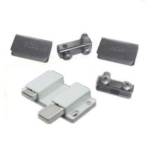 AW double door glass cabinet suction cupboard door suction cabinet door touch plastic suction spring magnetic touch black double touch