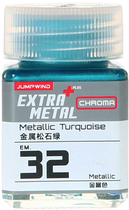 Jump Wind Craftsman Paint Metal Turquoise Green EM32