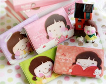 Korean cute Niu card bag mens version of womens bank card bow 12 cards