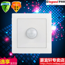 TCL Roglang Jade Lan White Infrared Human Sensing Switch Intelligent Inductive Switch Wall 86 Type