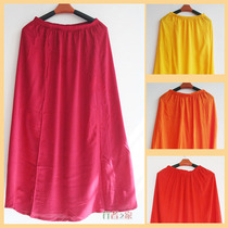 Tibetan ethnic products pure cotton monk skirt inner skirt Lama clothing monk clothes mens singles skirt skirt senior brother dress wine red