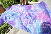 Neilos virtuoso craftsmanship belly dance genuine silk scarves Mermaid Dreammans dream of fish