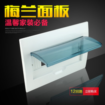 PZ30 distribution box panel Distribution box cover cover Lighting box panel cover Household 12-circuit 10-position cover