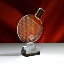 Table tennis trophy custom personality crystal trophy production company trophy School institution enterprise tournament trophy