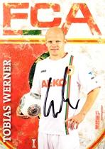 Verner Augsburgs 2013-14 season pro-pen signature official card