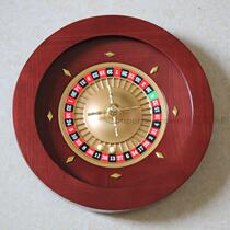 Russian solid wood roulette diameter 45 and 50 cm Single 0 double 0 sweep game dial table accessories