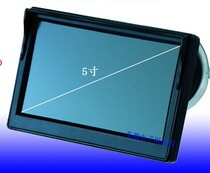 Ultra-thin 5-inch car display wide voltage 6-35V two AV input LCD display can be connected to DVD