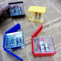 Toyo pencil sharpen size double-hole pencil sharpener child sharpened pencil safety stationery supplies bought for 15 yuan