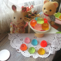 1:12 Play House food play scene House accessories-jelly pudding