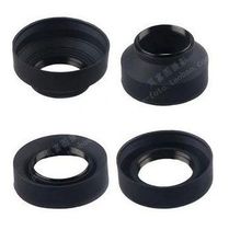 Three-way rubber hood 49 52 55 58 62 67 72 77 82mm foldable deformation