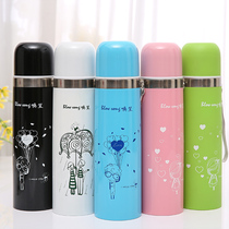 Sub Warhead Insulation Cup Lady Cute Cup Children Vacuum Sports stainless steel students to carry mens water glasses