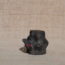 Dead wood pile cover set Zitao Yanwu Hand-made vivid tree stump cover set Yunnan Jianshui Zitao elegant pocket 1D60