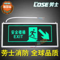 Fire safety exit light Evacuation stair indicator light Fire emergency light Safety stair exit sign light