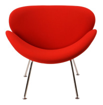 Hot Sale Orange Slice Chair Orange Petal Shape Chair Single Chair Soft Chair Pierre Paulin Pierre