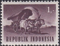 Foreign Stamps Indonesia 1964 Transport 1 New T
